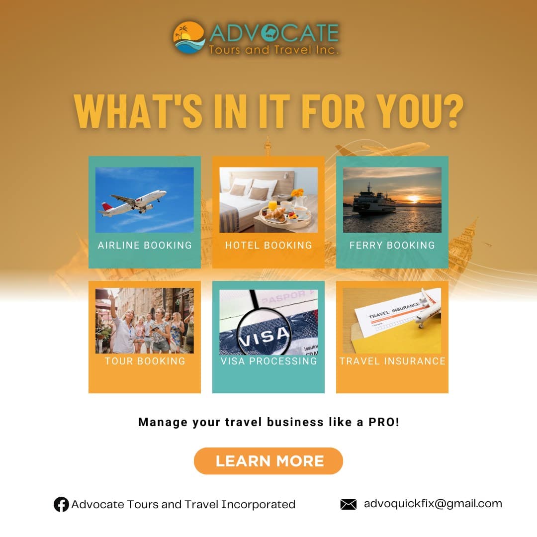 Advoquickfix promo card highlighting benefits for travel affiliates