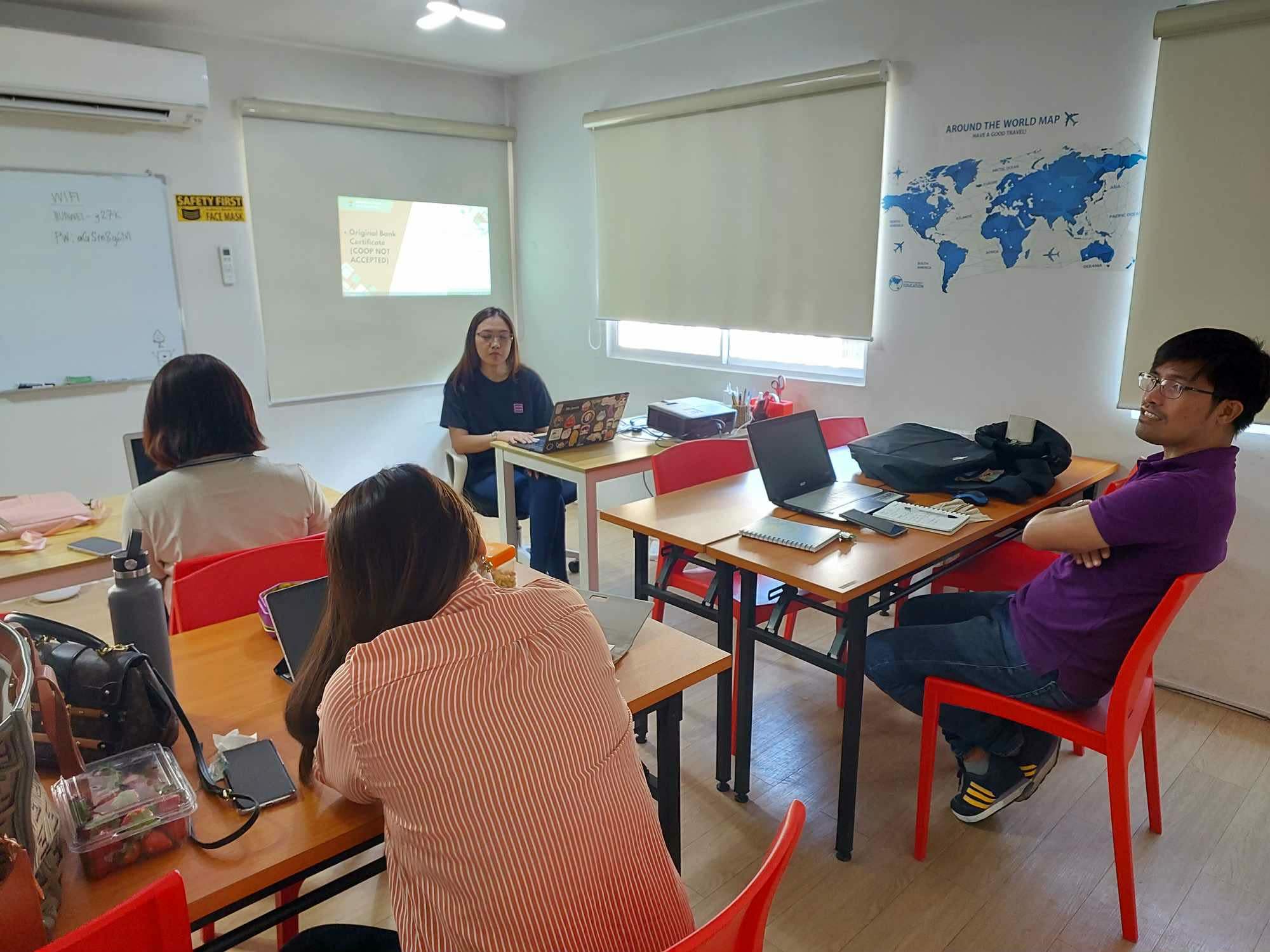 Advocate team training session